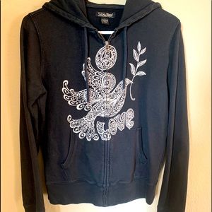 Lucky Brand Hooded zipper sweatshirt
